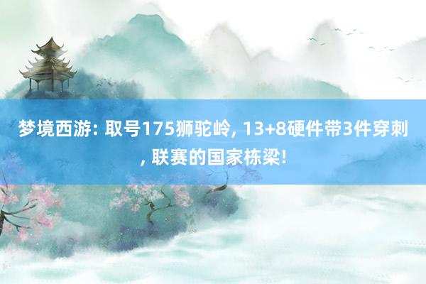 梦境西游: 取号175狮驼岭, 13+8硬件带3件穿刺, 联赛的国家栋梁!